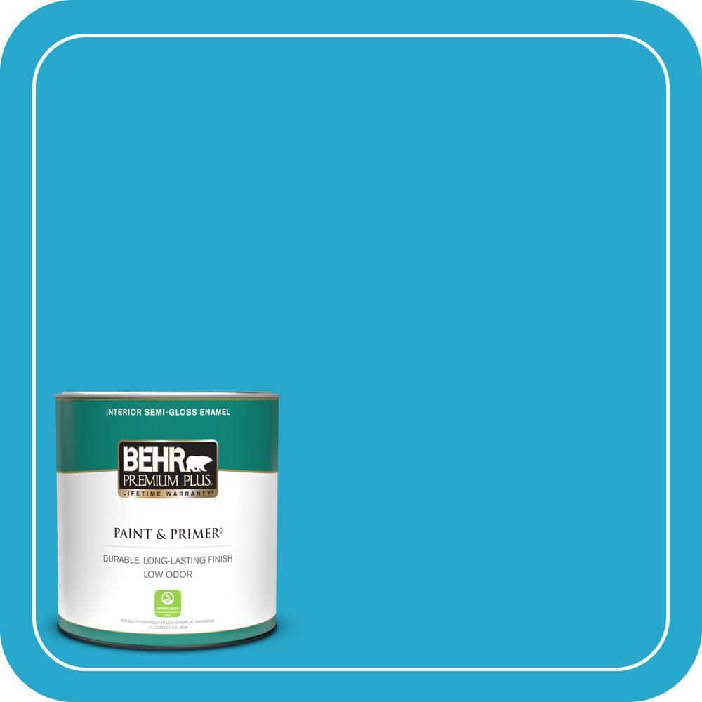 1 qt. #T12-8 Reboot Semi-Gloss Enamel Low Odor Interior Paint & Primer price history on PriceWatchPro