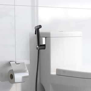 Non-Electric Bidet Attachment in Black Handheld Sprayer(T-Valve) Toilet Attachment Sprayers