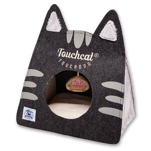 Black Kitty Ears Travel On-The-Go Collapsible Folding Cat Pet House Bed