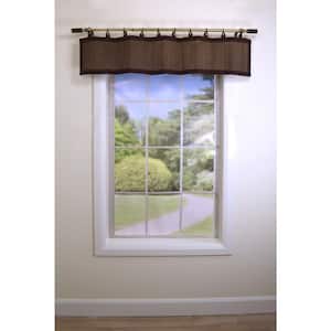 Espresso Light-Filtering Bamboo Valance 48 in. W X 12 in, L