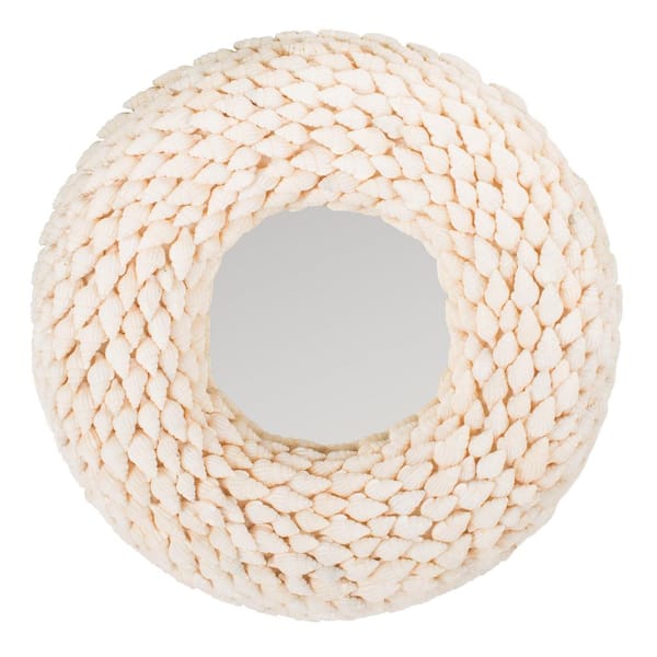 SAFAVIEH Kesey 16 in. x 16 in. Shell Framed Mirror