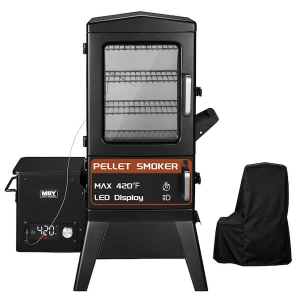 Maison Backyards 42in. Digital Electric Smoker in Black with 4