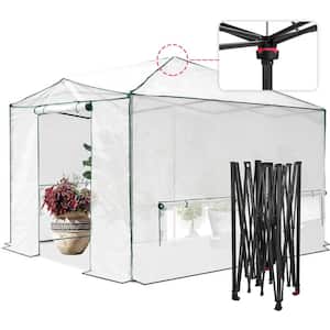 96 in. W x 144 in. D Large Walk-In Gardening Portable Greenhouse Canopy