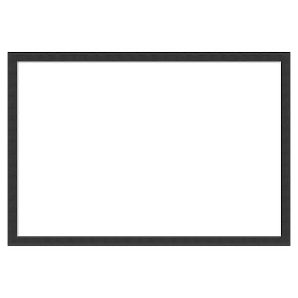 Amanti Art Mezzanotte Black 38 in. x 26 in. Wood Framed Dry Erase Magnetic Memo Board