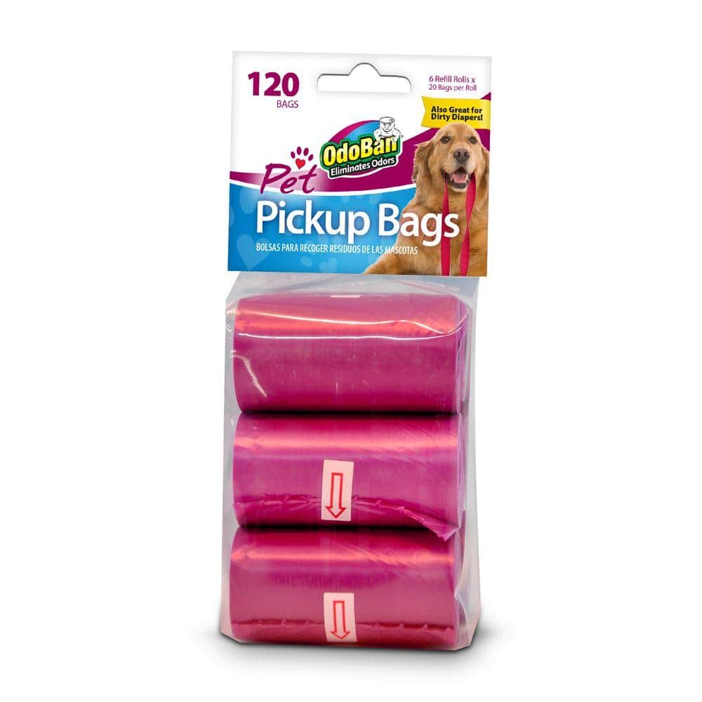 Bags on Board Dog Poop Bags, 9 x 12 Inches, 60 Count