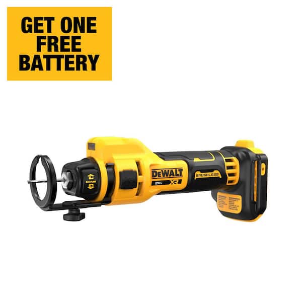 DEWALT XR 20V Lithium-Ion Cordless Rotary Drywall Cut-Out Tool (Tool Only)  DCE555B - The Home Depot