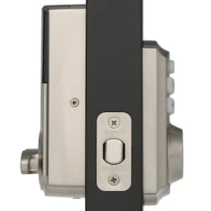 SmartCode 913 Satin Nickel Single Cylinder Electronic Deadbolt Featuring SmartKey Security and Tustin Passage Lever