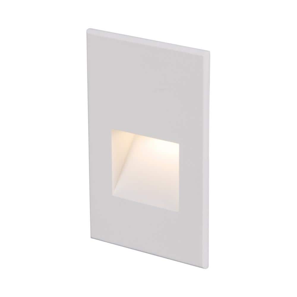White Aluminum Dimmable LED Step and Wall Light