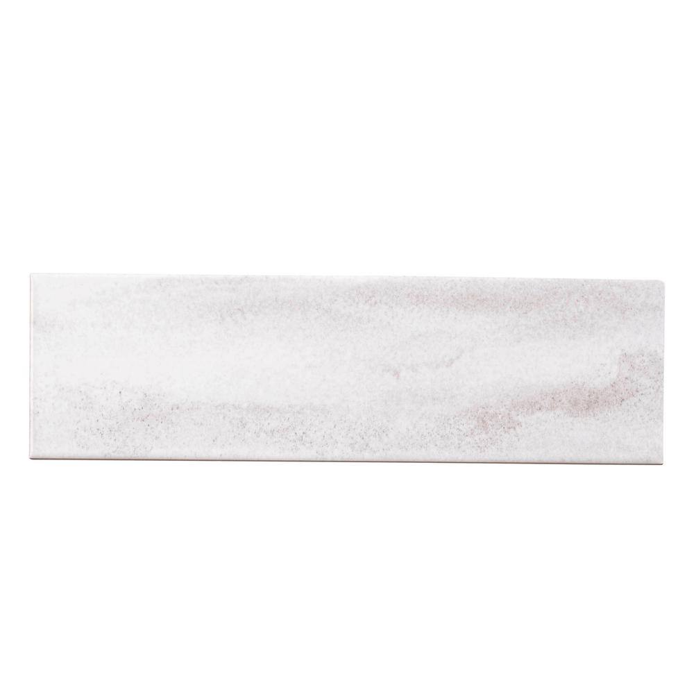 Splendor 3" x 10" Glossy Gray Porcelain Wall Tile