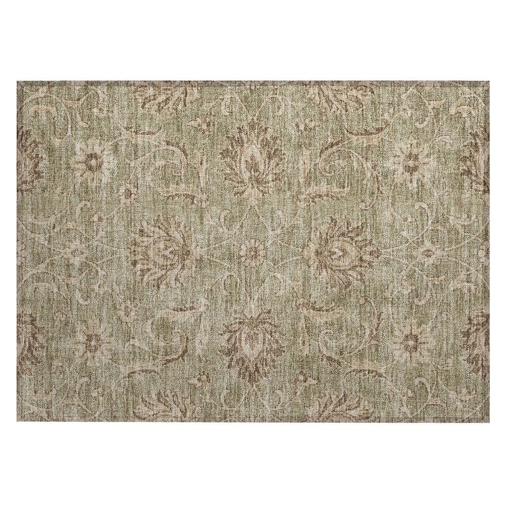 Chantille Machine Washable Indoor/Outdoor Abstract ACN2966 Sage 2 ft. x 3 ft. Accent Rug price history on PriceWatchPro