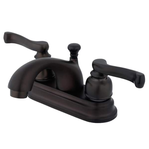 Kingston Brass Royale 4 in. Centerset 2-Handle Bathroom Faucet in Oil Rubbed Bronze
