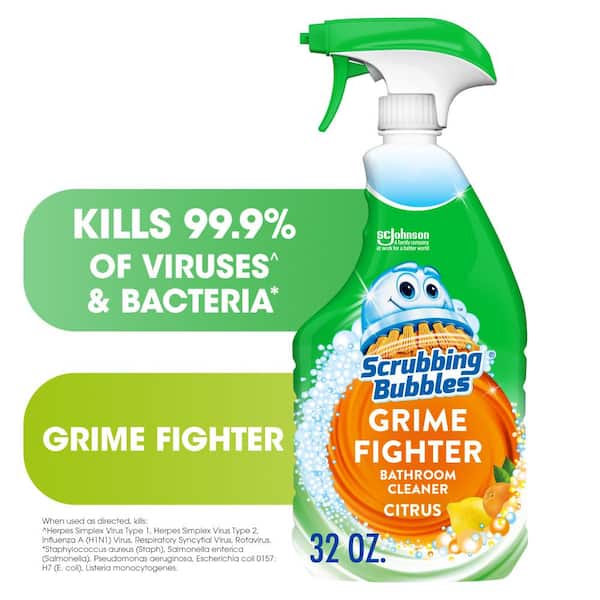 Scrubbing Bubbles 32 fl. oz. Citrus Bathroom Grime Fighter Toilet Bowl  Cleaner 308469 - The Home Depot