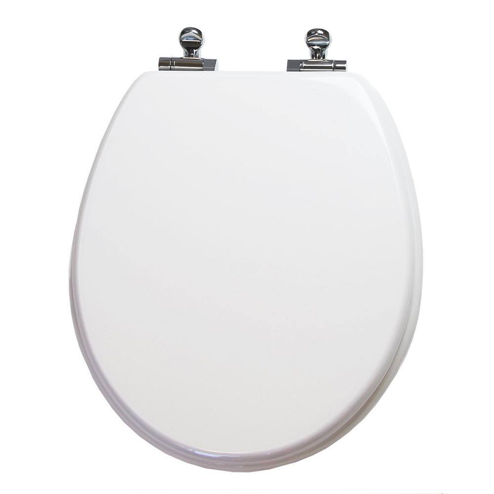 UPC 848726000894 product image for TOPSEAT Uni Color Slow Close Round Closed Front Toilet Seat in White | upcitemdb.com