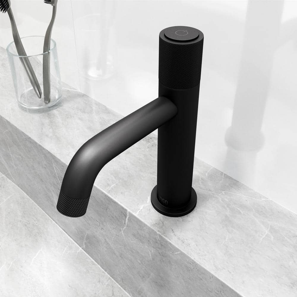 Apollo 7.5'' High-Arc Matte Black Nickel Bathroom Faucet