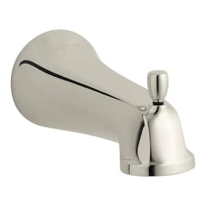 Bancroft 6-5/8 in. Wall Mount Bath Spout in Vibrant Polished Nickel