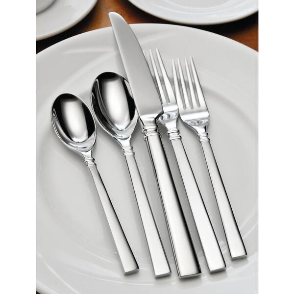 Oneida Shaker 18/0 Stainless Steel Tablespoon/Serving Spoons (Set