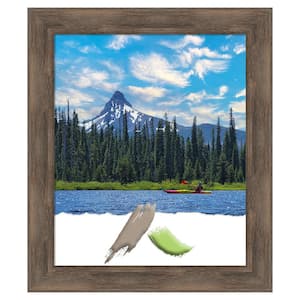 Hardwood Mocha Wood Picture Frame Opening Size 20 x 24 in.