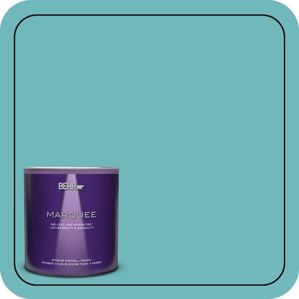 BEHR MARQUEE 1 qt. #510D-5 Surfer Eggshell Enamel Interior Paint & Primer