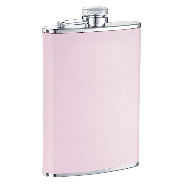 Visol Daydream Pink Leather Liquor Flask