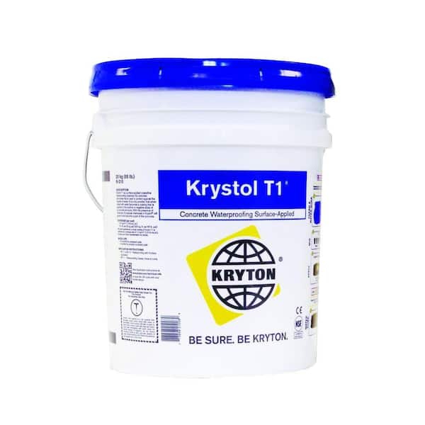Krystol T1 5 gal. Surface-Applied Crystalline Waterproofing Application