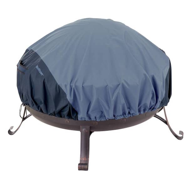 Classic Accessories Belltown 44 in. Skyline Blue Round Patio Fire Pit Cover