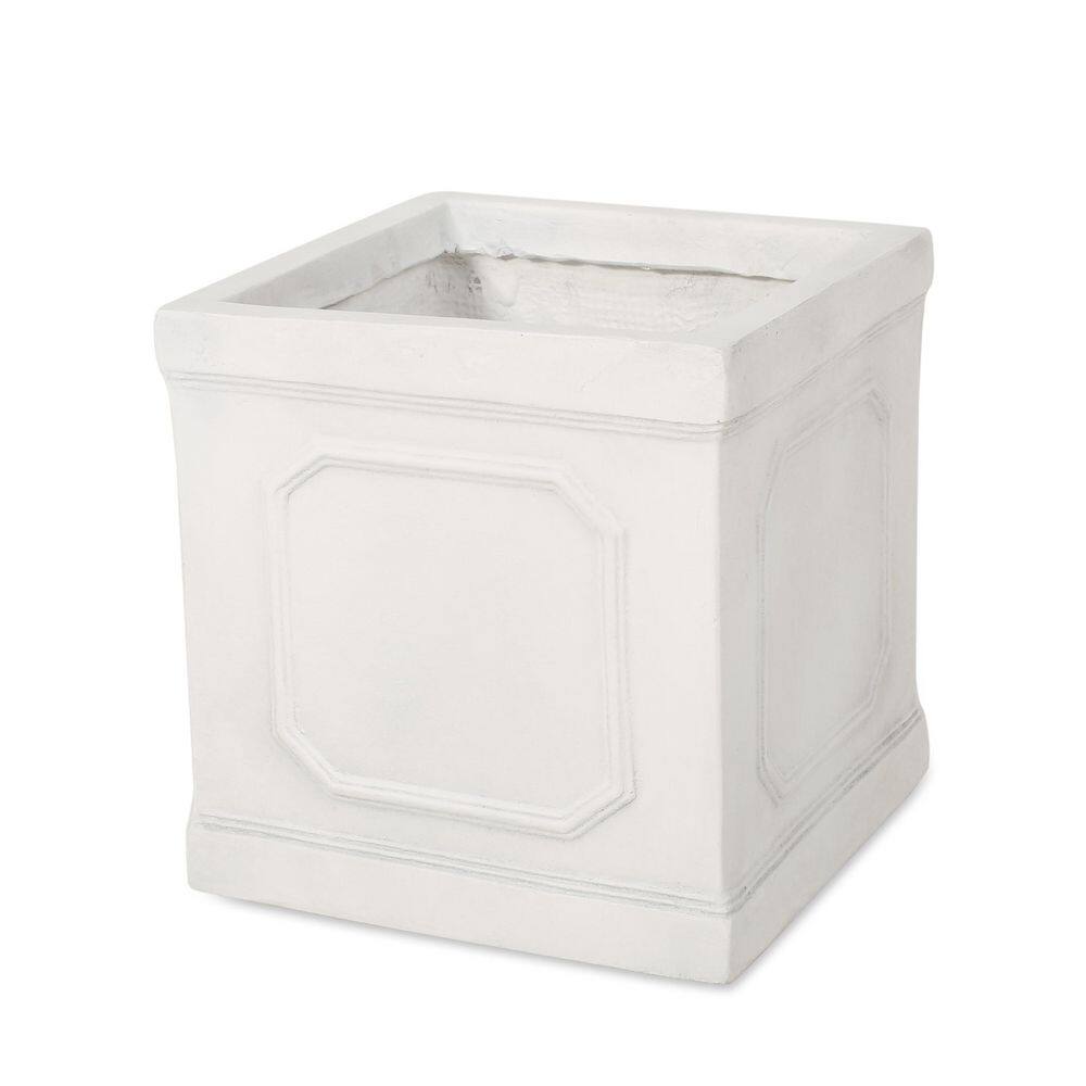 Modern Composite Outdoor Planter, Lightweight Pot w/ Drainage Hole & Stopper, Handcrafted for Flowers, Herbs, Succulents price history on PriceWatchPro
