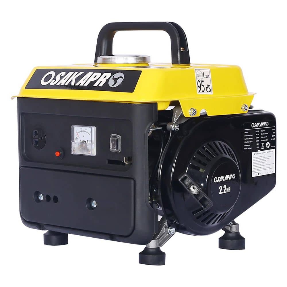 Yellow Portable 71cc 2-Stroke Gasoline Generator with Reset Circuit Protection for Outdoor and Indoor, EPA Compliant price history on PriceWatchPro