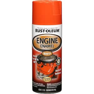 12 oz. Gloss Chevy Orange Engine Enamel Spray Paint (6-Pack)