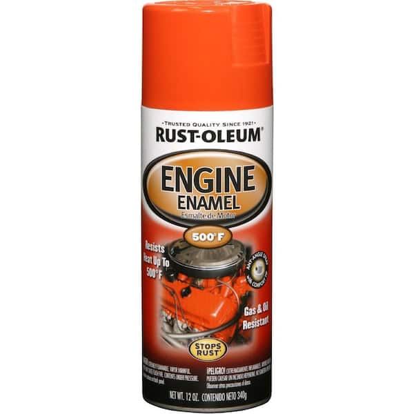 Rust-Oleum Automotive 12 oz. Gloss Chevy Orange Engine Enamel Spray Paint (6-Pack)