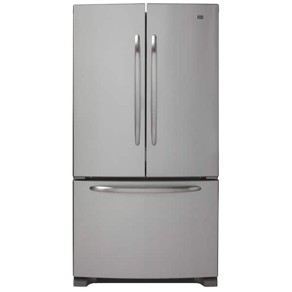 Maytag 24.8 cu. ft. French Door Refrigerator in Monochromatic Stainless Steel-DISCONTINUED