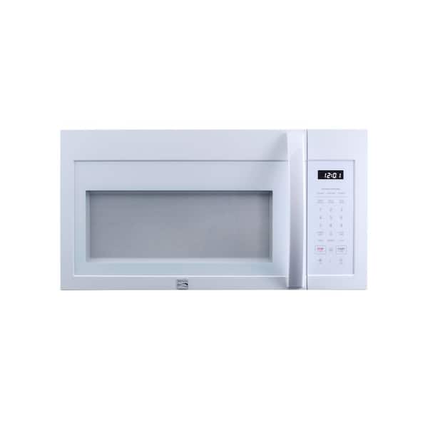 1.7 cu. ft. 1000-Watt Over-the-Range Microwave with 2-Speed Vent Fan and LED Lighting, White