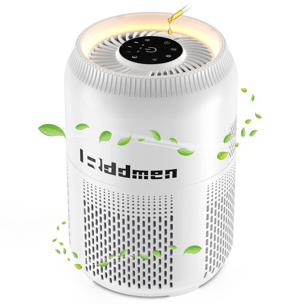 1095 sq. ft. True HEPA H13 Personal Room Air Purifier in White, 99.97% Cleaner, 141 CFM Airflow, Timer, 20 dB price history on PriceWatchPro