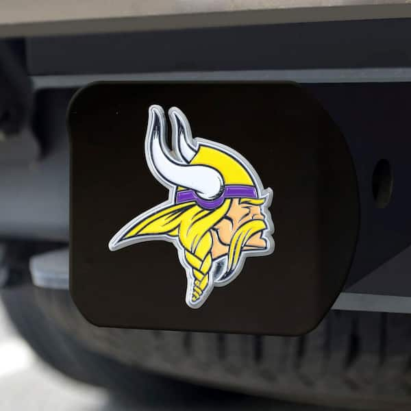 FANMATS NFL - Minnesota Vikings 3D Chrome Emblem on Type III Black Metal  Hitch Cover 21557 - The Home Depot