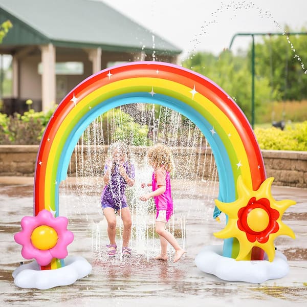 Summer Outdoor Inflatable Rainbow Sprinkler