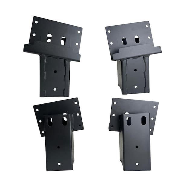 4x4 Heavy-Duty Steel Angle Brackets for Deer Stands, Hunting Platforms, and Outdoor Structures, Corrosion-Resistant