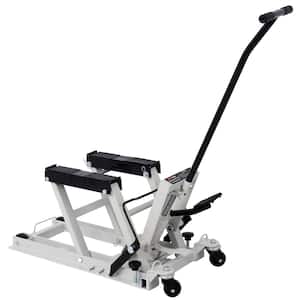 SKYSHALO Steel Hydraulic Motorcycle Jack Stand, 1500 lbs. ATV