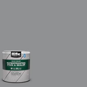 1 qt. #N520-4 Cool Ashes Solid Color Waterproofing Exterior Wood Stain and Sealer
