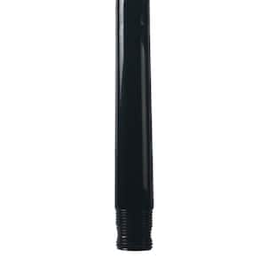 24 in. Gloss Black Fan Downrod for Modern Forms or WAC Lighting Fans