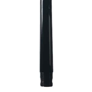 72 in. Gloss Black Ceiling Fan Extension Downrod for Modern Forms or WAC Lighting Fans