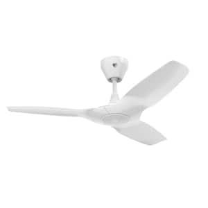 Haiku L - Smart Indoor Ceiling Fan, 44" Diameter, White, Integrated LED (2700K), Universal Mount with 5" Downrod