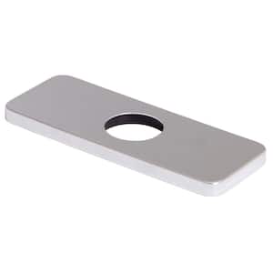 SensorFlo 4 in. Brass Faucet Deck Plate in Polished Chrome