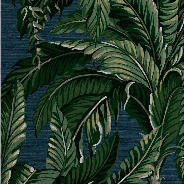 Graham & Brown Daintree Palm Midnight Wallpaper