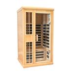 1 to 2-Person Hemlock Infrared Sauna with 8 Carbon Heaters