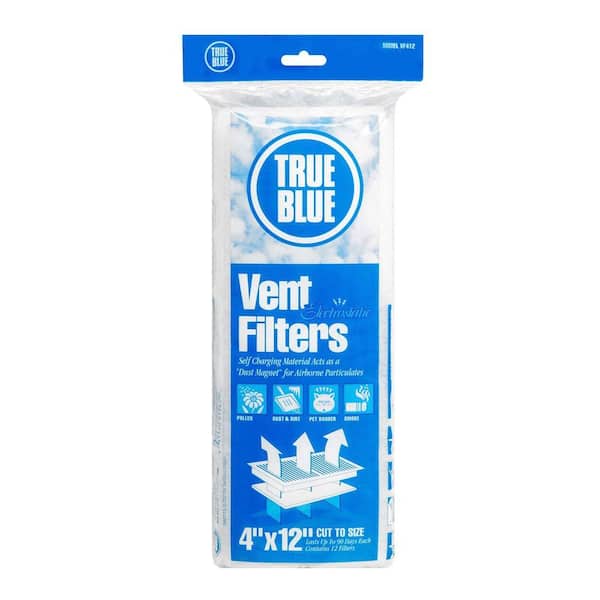 True Blue 12 x 4 Electrostatic FPR 2 Vent Filter