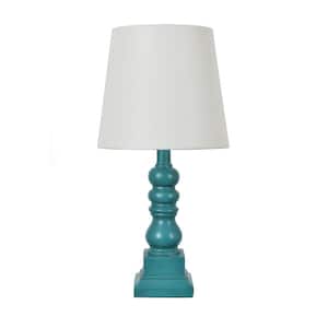 StyleCraft Tao s 30.5 in. Denim Blue Table Lamp L318713DS The Home Depot
