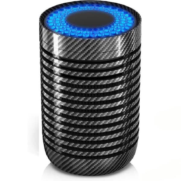 250 sq. ft. Black for Room Car Air Purifier with True HEPA H13 99.97% Dust Removal Portable Car Accessory