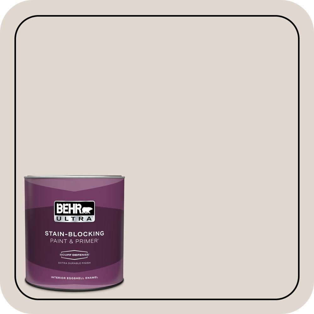 1 qt. #PPL-78 Taupe Mist Extra Durable Eggshell Enamel Interior Paint & Primer price history on PriceWatchPro