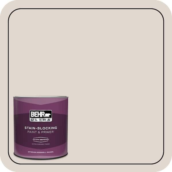 BEHR ULTRA 1 qt. #PPL-78 Taupe Mist Extra Durable Eggshell Enamel Interior Paint & Primer