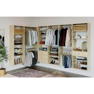 Select 25.125 in. W Harvest Grain Wood Closet System