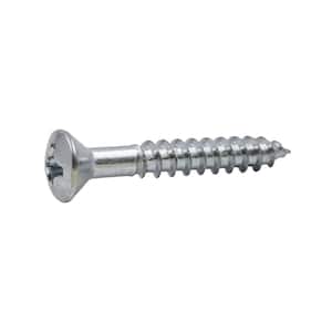 #12 x 1-1/2 in. Phillips Oval Head Zinc Plated Wood Screw (3-Pack)